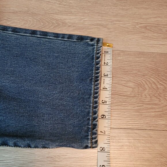 Lands End Jeans 34x32 Measures 34x31 Straight Fit Medium Light Wash Cotton Denim - Picture 10 of 10